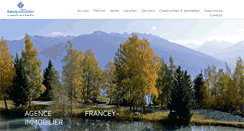 Desktop Screenshot of immobilier-valais.ch
